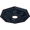 Ekena Millwork Nottingham Ceiling Medallion (Canopies up to 4 5/8"), 18"OD x 3 1/2"ID x 1 1/2"P, Midnight Dream CM18NTMDF - alternate 2